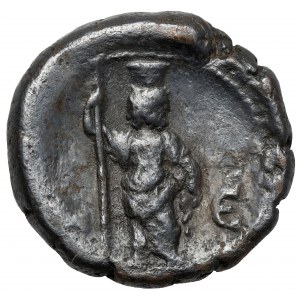 Annia Faustina (221 n. Chr.) Tetradrachma, Alexandria - sehr selten