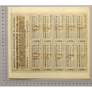 Tow. Akc. Warszawskich Dróg Żel. Dojazdowych, Em.1, 10x 320 zł 1929