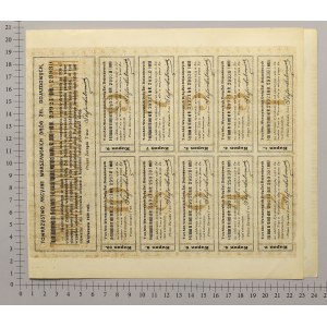 Tow. Akc. Warszawskich Dróg Żel. Dojazdowych, Em.1, 10x 320 zł 1929
