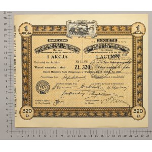 Tow. Akc. Warszawskich Dróg Żel. Dojazdowych, Em.2, 320 zł 1931