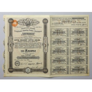 ZAWIERCIE Tow. Zakładów Przędzalni Bawełny..., Em.2, 10x 100 zł 1929
