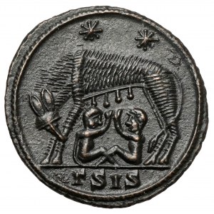 Konstantin I. der Große (306-337 n. Chr.) Follis, Siscia - Urbs Roma