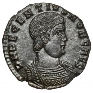 Decentius (350-353 n. Chr.) Follis, Lugdunum