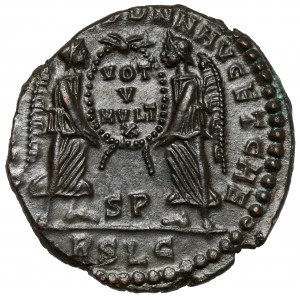 Decentius (350-353 n. Chr.) Follis, Lugdunum