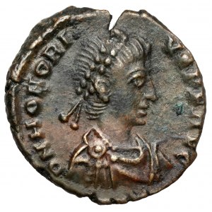 Honorius (393-423 n. Chr.) Follis, Nikomedien