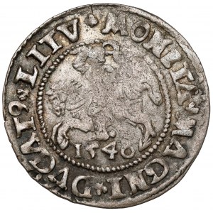 Zikmund II August, půlgroš Vilnius 1546 - oválný