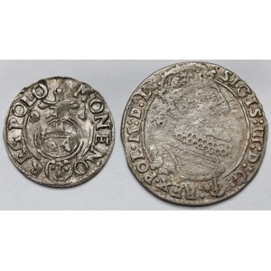 Žigmund III Vasa, polopás 1621 a šesťpás 1625 - sada (2ks)