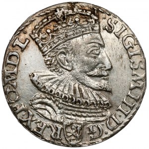 Zygmunt III Waza, Trojak Malbork 1594 - naprawiany pierścień
