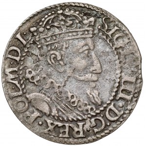 Sigismund III. Wasa, Bromberger Pfennig 1613 - Porträt - selten