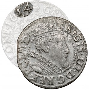 Zikmund III Vasa, groš Bydgoszcz 1614 - velmi vzácný