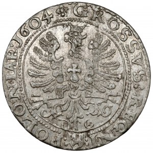 Žigmund III Vasa, Grosz Krakov 1604 - Lewart - rozeta