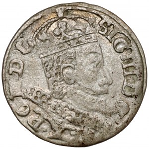 Zygmunt III Waza, Grosz Kraków 1607 - BEZ obwódki - rzadki