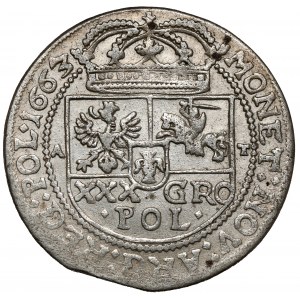 Jan II Kazimierz, Tymf Kraków 1663 AT