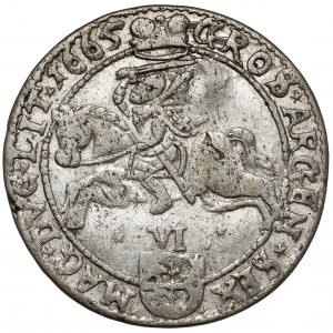 Jan II Kazimierz, Szóstak Wilno 1665