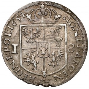 Jan II Kazimierz, Ort Wschowa 1654 MW - b.rzadki