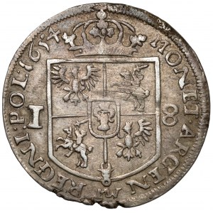 Johannes II. Kasimir, Ort Wschowa 1654 MW - sehr selten