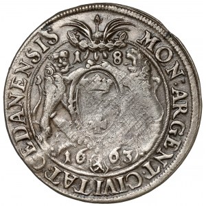 Johannes II. Kasimir, Ort Danzig 1663 DL