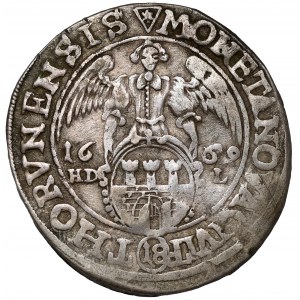 Ján II Kazimír, Ort Torun 1660/59 HDL - s trojuholníkom