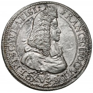 Schlesien, Franz Ludwig, 15 krajcars 1693 LPH, Nysa