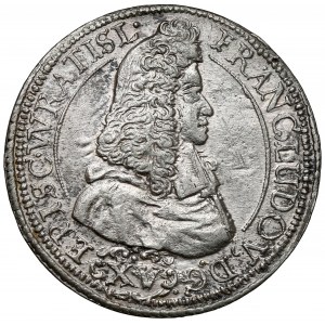 Slezsko, Franz Ludwig, 15 krajcars 1693 LPH, Nysa