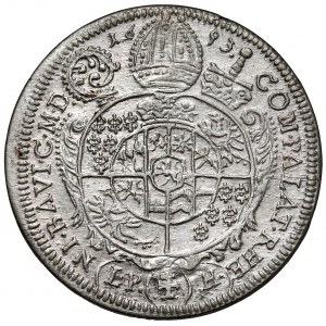 Schlesien, Franz Ludwig, 15 krajcars 1693 LPH, Nysa