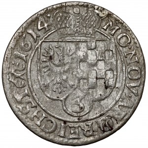 Schlesien, Jan Chrystian und Jerzy Rudolf, 3 krajcary 1614, Złoty Stok