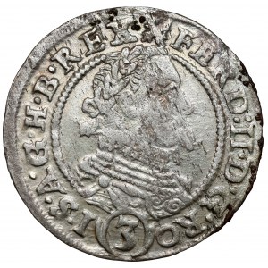 Śląsk, Ferdynand II, 3 krajcary 1630 PH, Wrocław - Hema