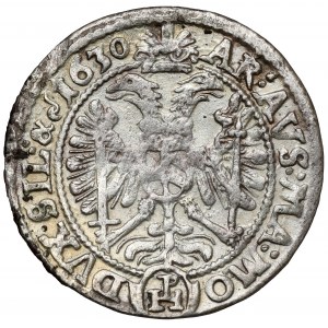 Schlesien, Ferdinand II, 3 krajcary 1630 PH, Wrocław - Hema