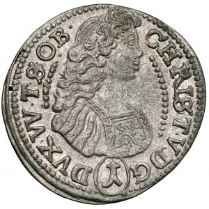 Schlesien, Chrystian Ulryk, 1 krajcar Olesnica 1684