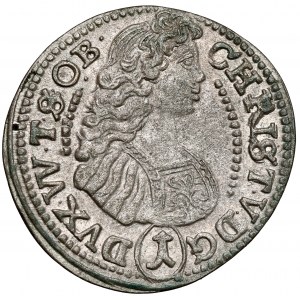 Sliezsko, Chrystian Ulryk, 1 krajcar Olesnica 1684