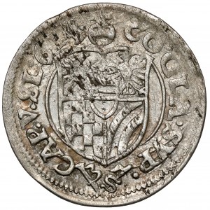 Slezsko, Karel II, 3 krajcary 1614, Olesnica