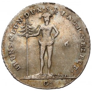 Brunšvik-Lüneburg-Kalenberg-Hannover, Georg III, 1/6 tolaru 1791