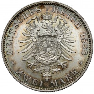 Prussia, 2 mark 1888-A