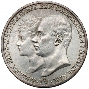 Meklenbursko-Schwerin, 2 značky 1904