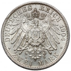 Mecklenburg-Schwerin, 2 Mark 1904