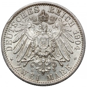 Mecklenburg-Schwerin, 2 mark 1904