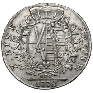 Sasko, Friedrich August III, Thaler 1778 EDC