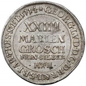 Brunswick-Lüneburg-Calenberg, Georg Ludwig, 24 mariengroschen 1714