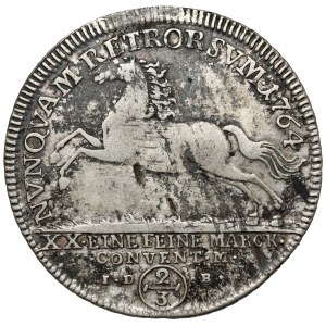 Brunswick-Wolfenbüttel, Karol I, 2/3 thaler 1764 IDB
