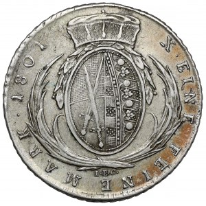 Saxony, Friedrich August III, Thaler 1801 IEC