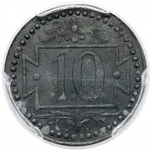 Gdaňsk, 10 fenig 1920 zinek - 54 perel