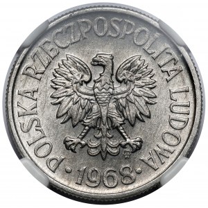 50 groszy 1968 - rzadki rok - menniczy