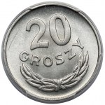 20 groszy 1957 - wąska data