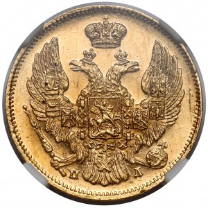 3 ruble = 20 zlotých 1834 ПД, Petrohrad