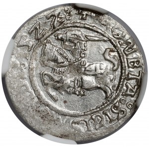 Sigismund I. der Alte, Halber Pfennig Vilnius 1522