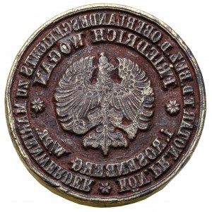 Pruské rozdělení, pečeť notáře okresního soudu v Marienwerderu [okres Kwidzyn].
