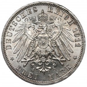 Prusko, 3 marky 1911-A