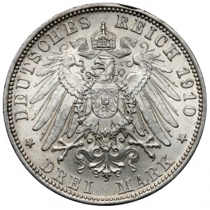 Bayern, 3 Mark 1910-D