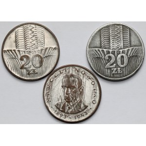 Polská lidová republika, 20 zlotých 1976 - dobové padělky