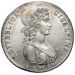 Itálie, 30 soldi 1801